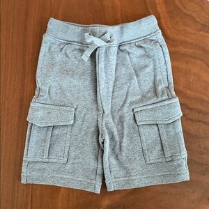 Hanna Andersson Light Gray Kids Cargo Shorts